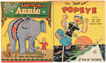 "THE POP-UP POPEYE & LITTLE ORPHAN ANNIE" BOOK PAIR.