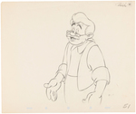 GEPPETTO "PINOCCHIO" PRODUCTION DRAWING ORIGINAL ART.