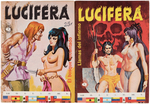 LUCIFERA AND ISABELA SPANISH EROTICA HORROR COMICS LOT OF 37 ISSUES.