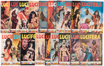 LUCIFERA AND ISABELA SPANISH EROTICA HORROR COMICS LOT OF 37 ISSUES.