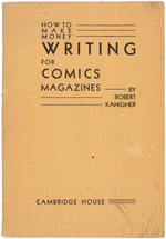 "HOW TO MAKE MONEY WRITING FOR COMICS MAGAZINES" BOOK.