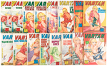 VARTAN ITALIAN FUMETTI EROTICA WESTERN COMICS LOT OF 38 ISSUES.