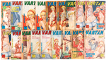 VARTAN ITALIAN FUMETTI EROTICA WESTERN COMICS LOT OF 38 ISSUES.