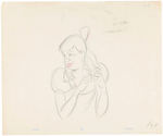 "CINDERELLA" STEP-SISTER ANASTASIA PRODUCTION DRAWING ORIGINAL ART.