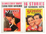 MOVIE MAGAZINE DISPLAY SIGNS W/CHRISTY ART.