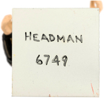 G.I. JOE 2 UP PAINTED RESIN PROTOTYPE "HEADMAN" FIGURE.