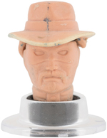 GI JOE HEADMAN WAX 2UP HEAD SCULPT AND HAT