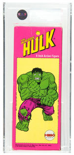 "THE INCREDIBLE HULK" BOXED MEGO ACTION FIGURE AFA GRADED 75.