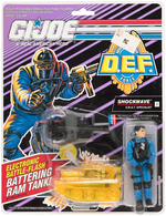 G.I. JOE D.E.F. SHOCKWAVE RESIN HARDCOPY W/TEST AND PRODUCTION FIGURE.