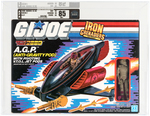 G.I. JOE A.G.P. (ANTI-GRAVITY POD) SERIES 7 BOXED VEHICLE AFA 85NM+.