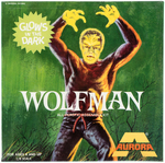 AURORA "WOLFMAN" GLOW-IN-THE-DARK FACTORY-SEALED MODEL KIT.