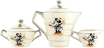 MICKEY & MINNIE MOUSE ART DECO STYLE FRENCH TEA SET.