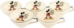 MICKEY & MINNIE MOUSE ART DECO STYLE FRENCH TEA SET.