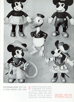 WALT DISNEY "MICKEY MOUSE MERCHANDISE 1936-37" EXCEPTIONAL RETAILER'S CATALOG.