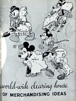 "WALT DISNEY CHARACTER MERCHANDISE 1940-1941" EXCEPTIONAL RETAILER'S CATALOG.