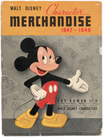 "WALT DISNEY CHARACTER MERCHANDISE 1947-1948" EXCEPTIONAL RETAILER'S CATALOG.