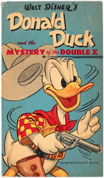 "DONALD DUCK AND THE MYSTERY OF THE DOUBLE X" FILE COPY NEW BTLB.