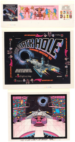 THE BLACK HOLE COLORFORMS SET #2360 PRODUCTION ORIGINAL ART LOT.