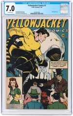 "YELLOWJACKET COMICS" #7 JANUARY 1946 CGC 7.0 FINE/VF.