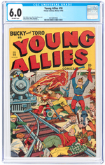 "YOUNG ALLIES" #18 WINTER 1945 CGC 6.0 FINE.