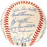 1962 NEW YORK METS REUNION TEAM SIGNED BASEBALL.