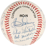 1962 NEW YORK METS REUNION TEAM SIGNED BASEBALL.