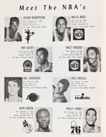 "MAURICE STOKES MEMORIAL BASKETBALL GAME" 1970 SIGNED PROGRAMS & TICKET STUB LOT.