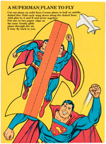 "SUPERMAN" WHITMAN COLORING BOOK ORIGINAL ART LOT.