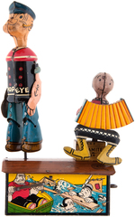 POPEYE & OLIVE OYL ON ROOF MARX WIND-UP TOY VARIETY.