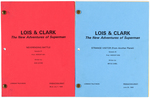 "LOIS & CLARK: THE NEW ADVENTURES OF SUPERMAN" SCRIPTS & PROP SIGN/APRON/CAP.