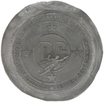 DC 50th ANNIVERSARY MEDALLION DIE MOLD & MEDALLION.