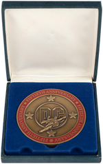 DC 50th ANNIVERSARY MEDALLION - JOE SHUSTER.