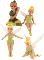 PETER PAN & TINKER BELL HAGEN-RENAKER FIGURINE LOT.