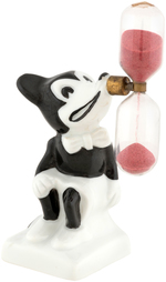 MICKEY MOUSE FIGURAL CHINA EGG TIMER.