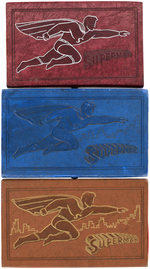 "SUPERMAN" PENCIL BOX VARIETY TRIO.