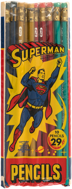 "SUPERMAN PENCILS" IN ORIGINAL PACKAGING.