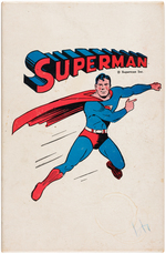 "SUPERMAN" BRUSH LOT WITH BOX.