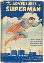 "THE ADVENTURES OF SUPERMAN" 1942 HARDCOVER BOOK WITH DUST JACKET.