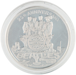 "THE BEATLES SILVER COIN SERIES COMMEMORATIVE COIN SET."