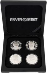 "THE BEATLES" SILVER MEDALLION BOXED LIMITED EDITION COMMEMORATIVE SET.