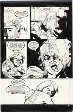 "CHILD'S PLAY: THE SERIES" #1 COMIC BOOK PAGE ORIGINAL ART.