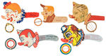 DIE-CUT RING TOYS LOT OF 10.