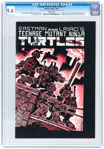 "TEENAGE MUTANT NINJA TURTLES" #1 1984 CGC 9.4 NM (FIRST TMNT - FIRST PRINTING).