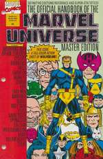 "OFFICIAL HANDBOOK OF THE MARVEL UNIVERSE MASTER EDITION" #16 ZZAXX COMIC BOOK PAGE ORIGINAL ART.
