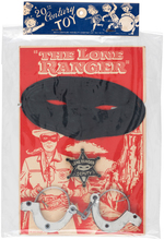 "THE LONE RANGER BADGES" CARDED VARIETY LOT.