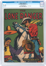 "LONE RANGER" LARGE FEATURE CGC TRIO.