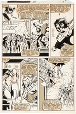 "CAPTAIN AMERICA" #265 MIKE ZECK COMIC PAGE 19 ORIGINAL ART.