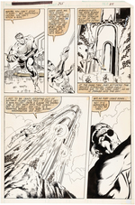 "CAPTAIN AMERICA" #265 MIKE ZECK COMIC PAGE 25 ORIGINAL ART.