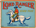 "LONE RANGER RING-TOSS" BOXED GAME.