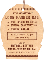 LONE RANGER SCHOOL BAG TRIO.